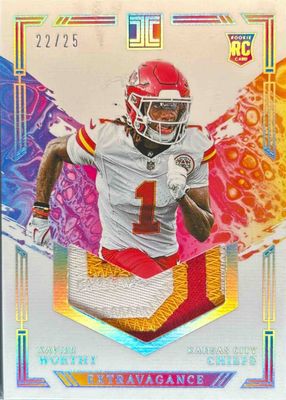 2024 Impeccable #EP-XWY Extravagance Patches - Silver /25