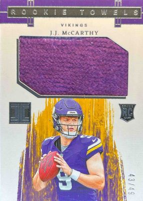 2024 Impeccable #RT-JJM Rookie Towels /49