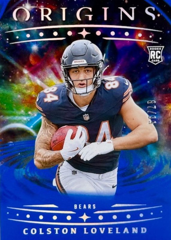 Colston Loveland 2025 Origins #137 Blue /99 Rookie RAW