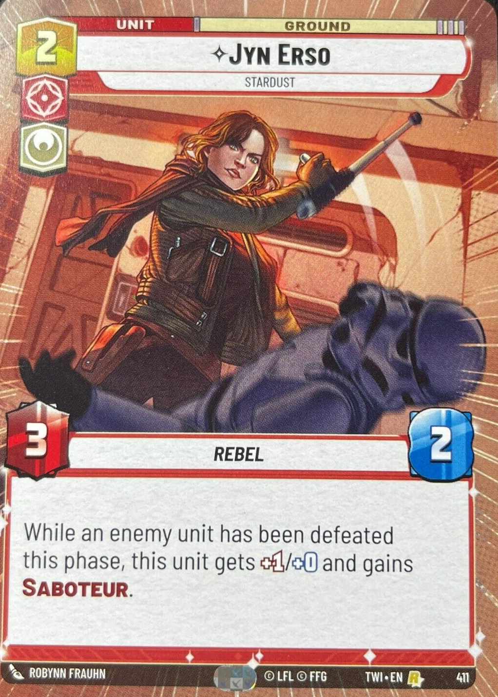 Jyn Erso 2024 Twilight of the Republic #411 Hyperspace Price Guide