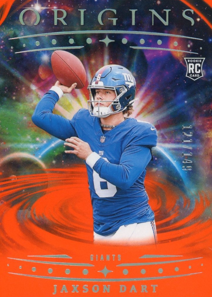 Jaxson Dart 2025 Origins #145 Orange /149 Price Guide - Sports
