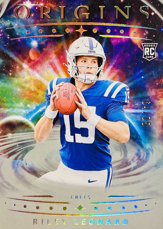 Riley Leonard 2025 Origins #138 Silver /75 Rookie RAW