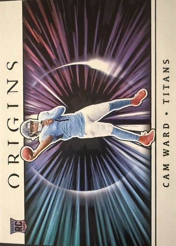 Cam Ward 2025 Origins #2 Big Bang /(SSP) Rookie RAW