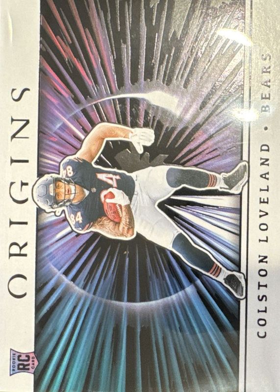 Colston Loveland 2025 Origins #3 Big Bang /(SSP) Rookie RAW