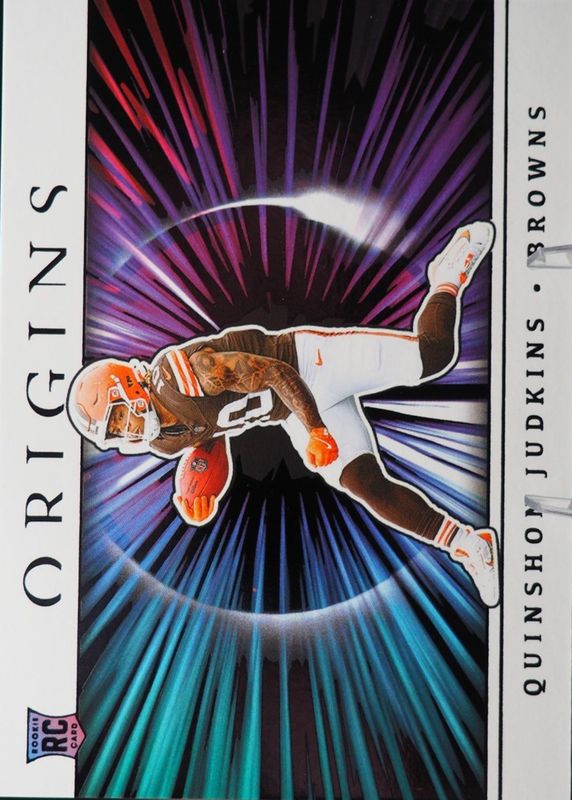 Quinshon Judkins 2025 Origins #8 Big Bang /(SSP) Rookie RAW