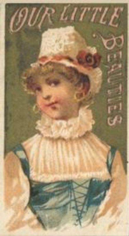 White Hat 1887 Girls and Children (N58) Base RAW
