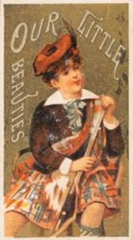 Red Hat, plaid kilt 1887 Girls and Children (N58) Base RAW