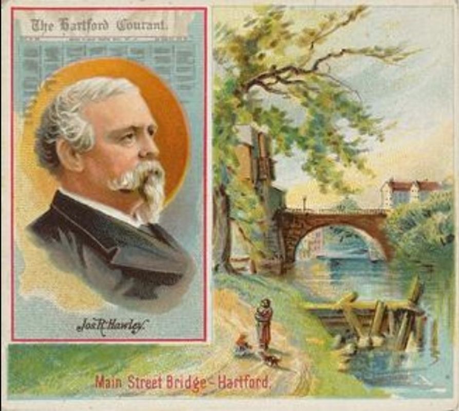 Jos R Hawley 1887 American Editors (N35) #24 Base