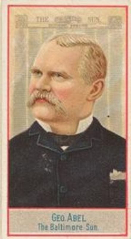 George Abel 1887 American Editors (N1) #1 Base RAW