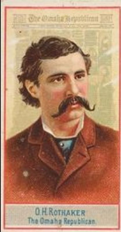 OH Rothaker 1887 American Editors (N1) #42 Base RAW