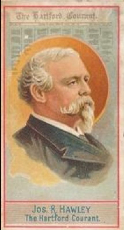 Jos R Hawley 1887 American Editors (N1) #24 Base RAW
