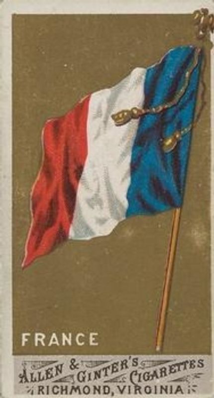 France 1887 Flags of All Nations (N9) Base RAW