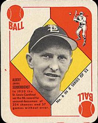 1951 Blue Backs #6 Base