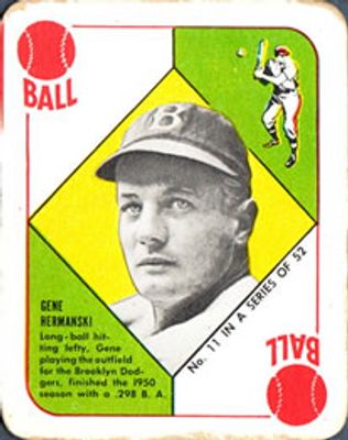 1951 Red Backs #11 Base
