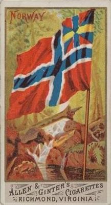 1887 Flags of All Nations (N9) Base