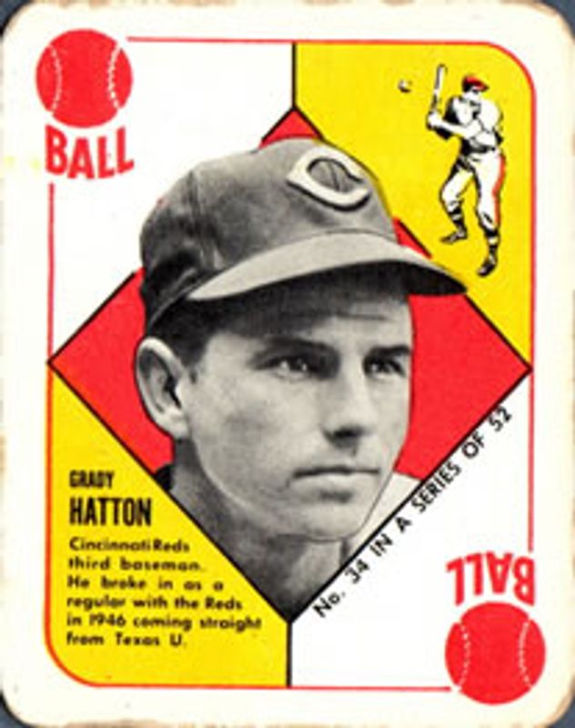 1951 Red Backs #34 Base