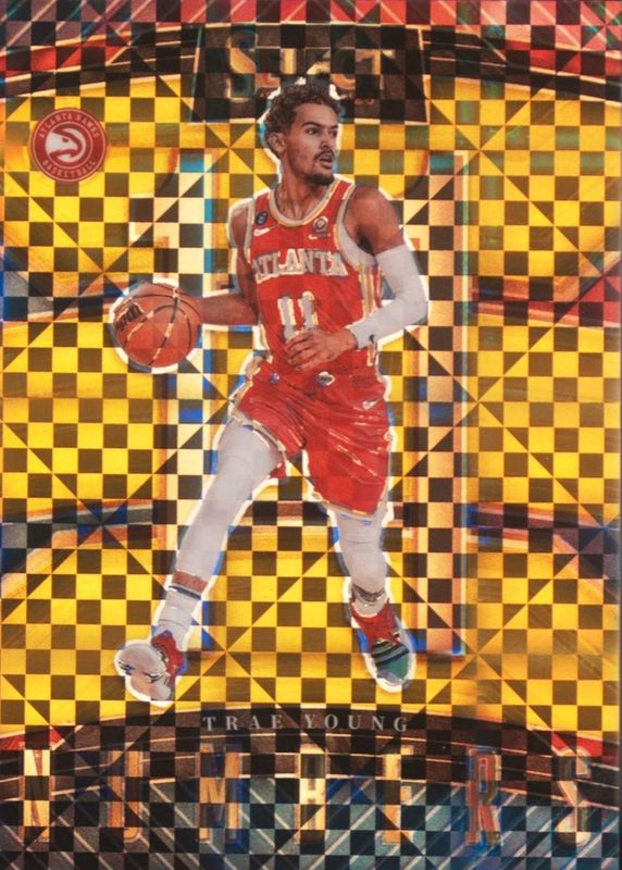Trae Young 2022 Select #12 Select Numbers - Gold /10 RAW