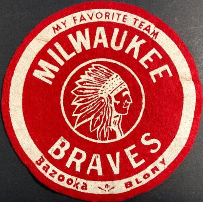 1958 Topps Felt Team Emblems