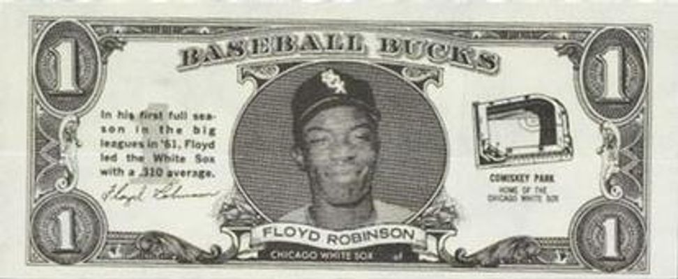 1962 Topps Baseball Bucks Base