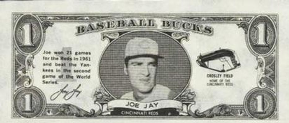 1962 Topps Baseball Bucks Base