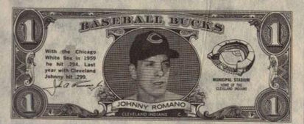 1962 Topps Baseball Bucks Base