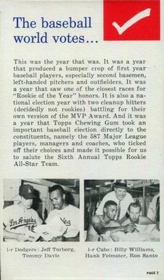 1964 Topps Rookie All Star Banquet #2 Base