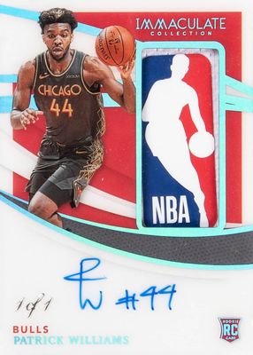 2020 Immaculate #124 Rookie Patch Auto - Logoman /1