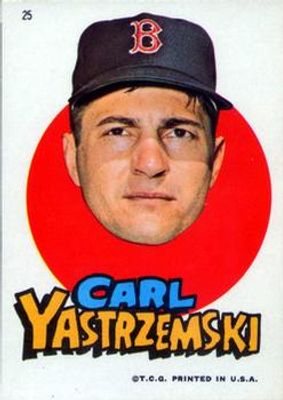 1967 Stickers Boston Red Sox #25 Base