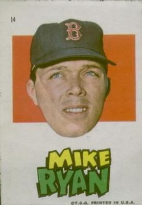 1967 Stickers Boston Red Sox #14 Base