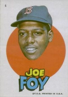 1967 Stickers Boston Red Sox #6 Base