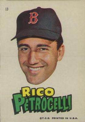1967 Stickers Boston Red Sox #13 Base