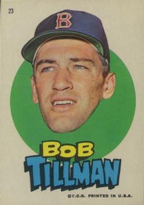 1967 Stickers Boston Red Sox #23 Base