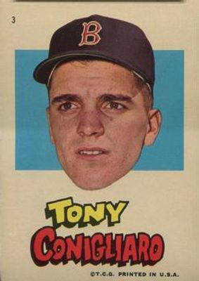 1967 Stickers Boston Red Sox #3 Base