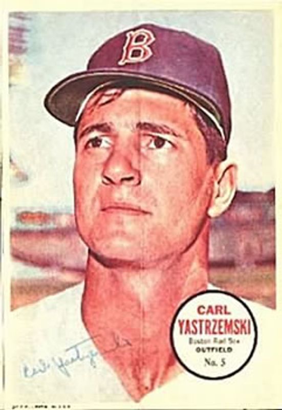 Carl Yastrzemski 1967 Topps #5 Posters RAW