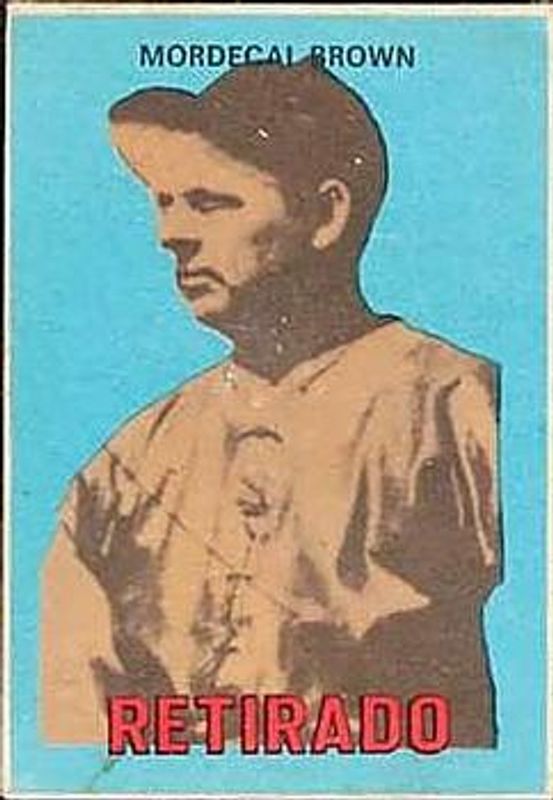 Mordecai Brown 1967 Topps Venezuelan #173 Base RAW