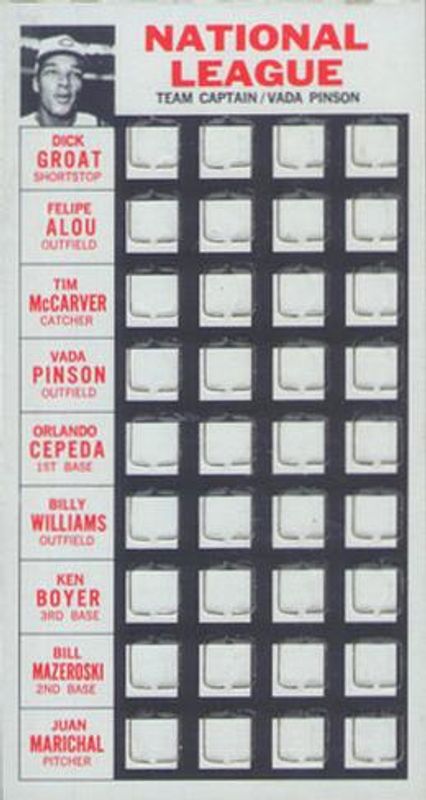 1967 Topps Punch-Outs Base