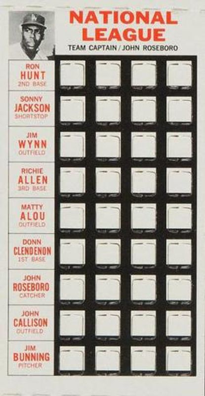 1967 Topps Punch-Outs Base