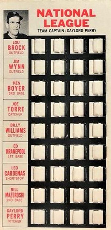 1967 Topps Punch-Outs Base