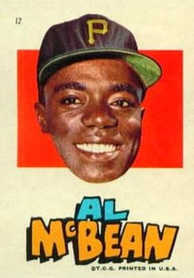 1967 Stickers Pittsburgh Pirates #12 Base