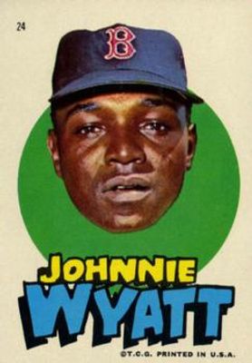1967 Stickers Boston Red Sox #24 Base