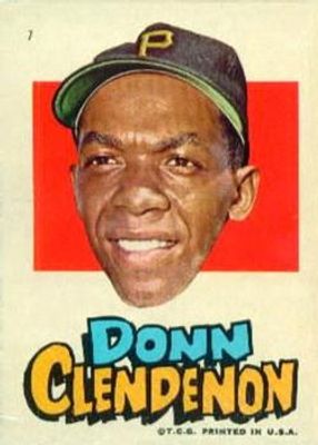 1967 Stickers Pittsburgh Pirates #7 Base