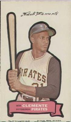 1968 Action All-Star Stickers #12 Base