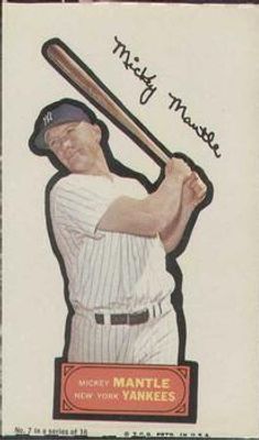 1968 Action All-Star Stickers #7 Base