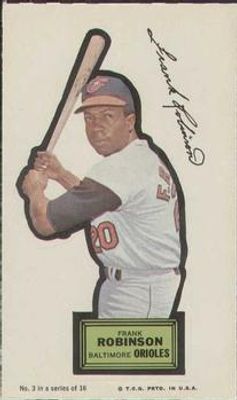 1968 Action All-Star Stickers #3 Base