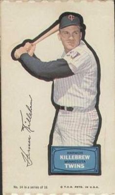 1968 Action All-Star Stickers #14 Base