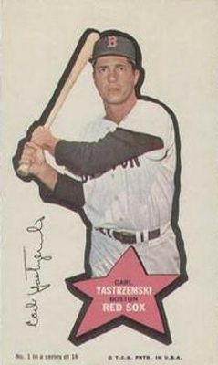 1968 Action All-Star Stickers #1 Base