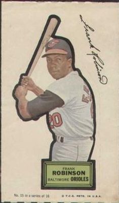 1968 Action All-Star Stickers #15 Base
