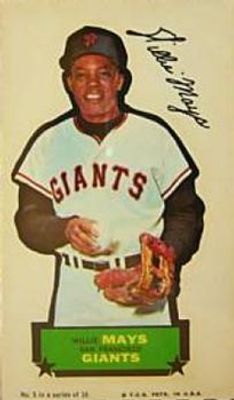 1968 Action All-Star Stickers #5 Base