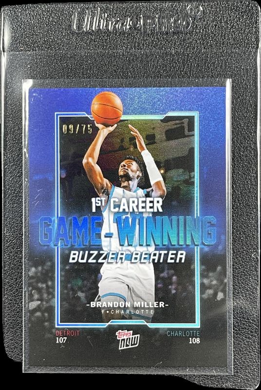 Brandon Miller 2024 Topps Now #6 Blue /49 RAW