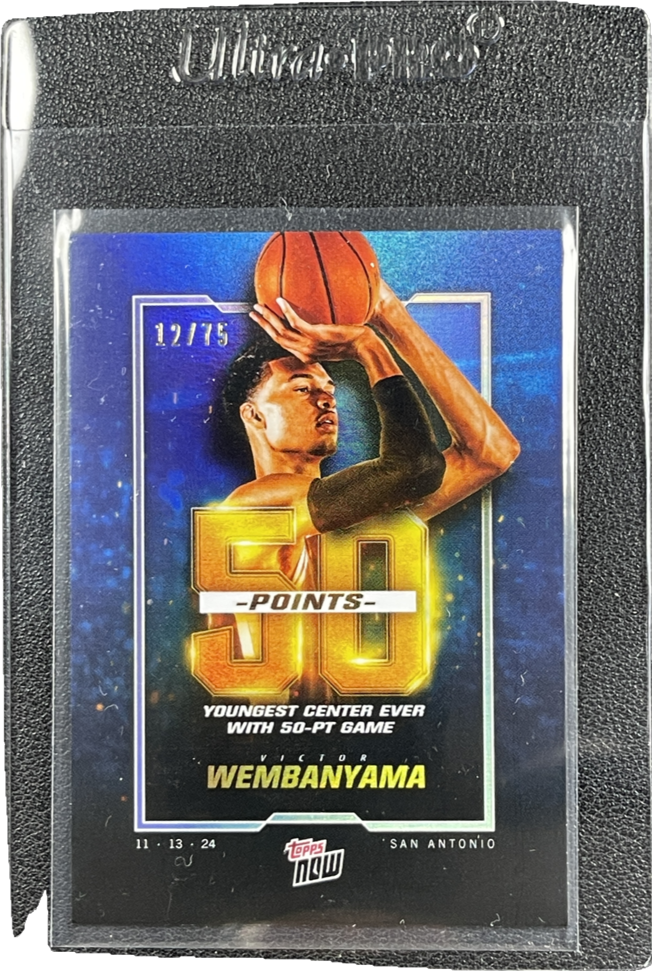 Victor Wembanyama 2024 Topps Now #7 Blue /49 Price Guide - Sports